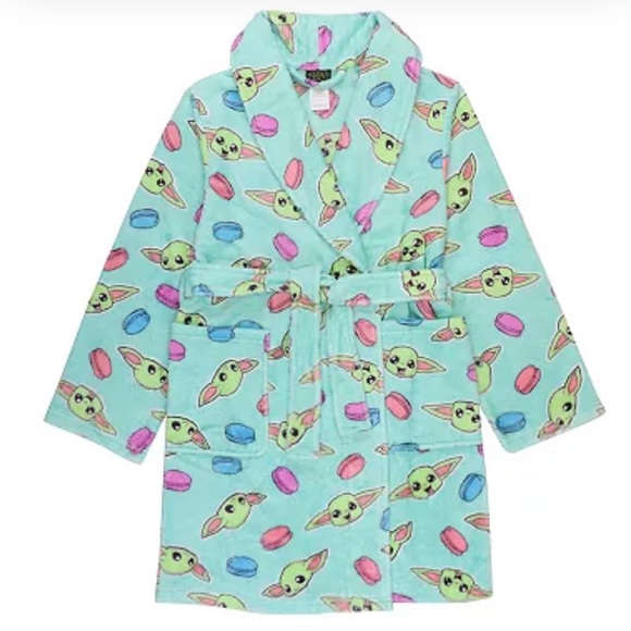 Disney The Mandalorian and Macarons Bathrobe - Picture 1 of 8